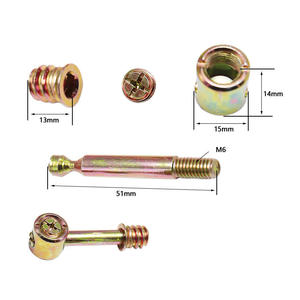 Heavy Duty 4 in 1 Furniture Connector Metal <b>Bed</b> Post and <b>Sofa</b> Leg Joint Fastener System for Cabinet Table Stable - Product Image 6