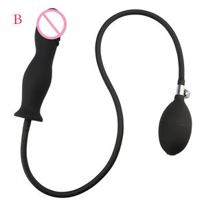 Epsilon Dilated dildo buatan berbentuk sumbat anal yang dapat diisi udara - Product Image 1