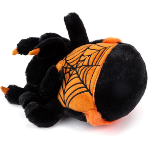 Estimulación ojos rojos peludos negros ocho patas juguete de araña aterrador regalos de Halloween decoración de <span class=keywords><strong>casa</strong></span> embrujada marioneta de mano de araña de peluche - Product Image 4