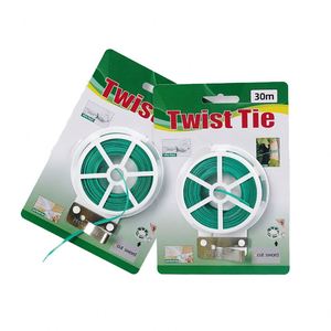 Sangle de fixation en plastique pour jardinage, sangle en fil de fer pour la coupe, la fixation des plantes grimpantes, des roses, des fleurs, accessoire de jardinage extérieur - Product Image 4