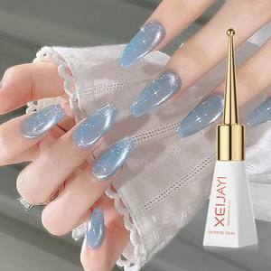 En gros kilogramme Pack Glacier Cat Eye Perles De Verre Glaçure Vernis À Ongles Gel Clignotant Hydratant Glace Transparent Gel Bouteilles D'usine - Product Image 1