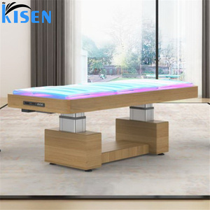 Kisen 2024 Luxury Good Quality Newest Customized Leather Base Electric Facial <b>Bed</b> Relaxing Body Massage <b>Bed</b> for Beauty Spa Salon - Product Image 5