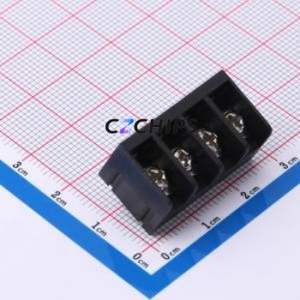 DBT50P-6.35-4P-BK-P Barrier Terminal Block Through hole Component (THT),P=6.35mm Connector 6.35mm 10A 300V - Product Image 1