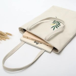 Bolso de mano de algodón de alta calidad, bolsa de algodón rosa personalizada, a la moda, OEM - Product Image 2