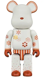 ホワイトDIY7cm 100% プレーンペイントストリートアートレジンスタチューフェイズベアレンガコレクタブル - Product Image 6