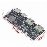 Module d'alimentation mobile 22,5 W à 5 ports avec charge rapide bidirectionnelle, carte mère DIY, matériau de carte mère, QC4+PD3.0