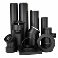 Capot de cheminée en acier inoxydable pour poêle à granulés de bois, accessoires de foyer, vente directe usine