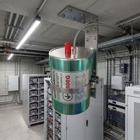 Système compact d'extinction d'incendie par aérosol pour salles de batteries (acide-plomb / lithium-ion), salles de générateurs, salles de commutation