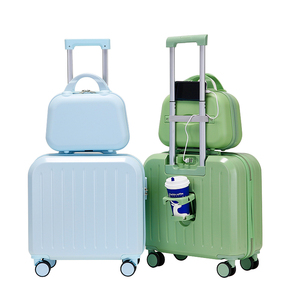 Maleta para niños al por mayor, Maleta <span class=keywords><strong>de</strong></span> mano para pequeñas empresas con portal USB, <span class=keywords><strong>bolsa</strong></span> con carro para cabina, soporte para teléfono, Maleta, equipaje ligero - Product Image 4
