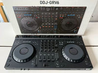 Pioneer DJ DDJ-GRV6 Contrôleur de scratch professionnel avec sac de transport DJ et pack casque CUE1 – Neuf