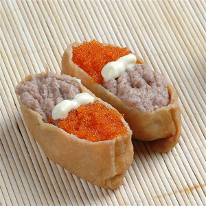 Vente en gros OEM&ODM de peaux de tofu Inari coupées, style restaurant japonais, certifiées IFS, en vrac - Product Image 3