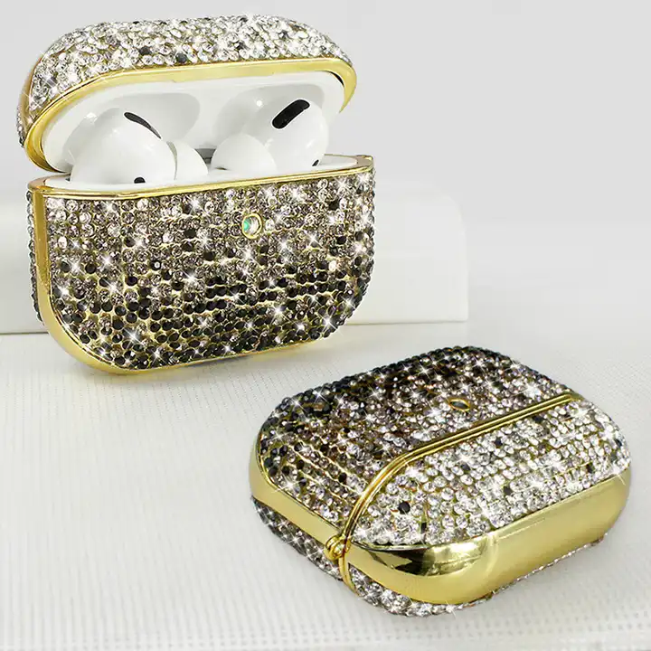 Wholesale Luxury bling case for airpods pro cover for airpods cases diamond  sparkle airpod case 1 2 3 From m.