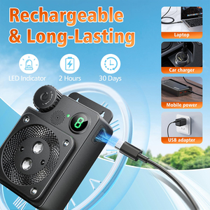 Ultraschall wiederauf ladbare wasserdichte Anti-<span class=keywords><strong>Barking</strong></span>-Gerät Hunde Langstrecken 50ft Indoor Outdoor Bark Stopper Hunde training - Product Image 5