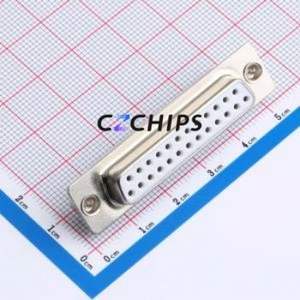 X0125FT7W3 D-Sub/VGA Connector Through hole Component (THT) Connector Standard D-Sub Female 25P Solder Wire Type - Product Image 1