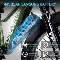 Mon magasin Vélo VTT électrique à pneus larges 48V 15AH 750W 1000W pour adultes, affichage LDC multi-mode, EU/US, 60 km lb
