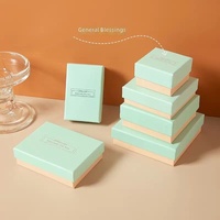 Boîte d'emballage en papier pour cadeaux électroniques de luxe en gros, personnalisée, avec couvercle orange, base supérieure et inférieure en carton rigide pour bijoux