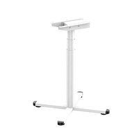 Bureau électrique réglable en hauteur à pied unique en forme de X JIECANG JC35TO-C13S