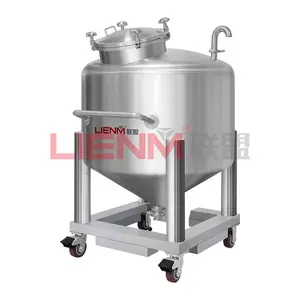LIENM 304 316 paslanmaz çelik sıvı mühürlü depolama tankı süt yağı sıcak su için çıkarılabilir sıvı depolama tankı