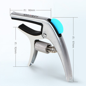 BDJ-57 HEBIKUO Accessoires d'instruments à cordes en gros, capo multifonction pour <span class=keywords><strong>guitare</strong></span> avec chevilles d'accordage pour ukulélés et guitares - Product Image 2