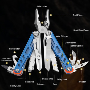 Pince multifonction d'extérieur tout-en-un avec coupe-fils remplaçables, outils de survie en plein air GZ RTS, commande mixte en vrac - Product Image 3