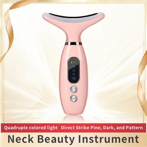 New Design Facial Neck <b>Massager</b> Heating Vibration Neck Lifting Beauty Device Reduce Double Chin Anti-Wrinkle Skin Tightening - Product Image 4