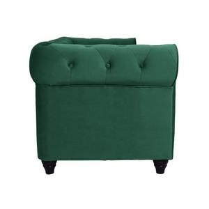 Bắc Âu Hiện Đại Đồ nội thất nhà cổ điển nút vải <span class=keywords><strong>sofa</strong></span> phòng khách sang trọng Nhung Chần 3 chỗ ngồi chesterfield đi văng - Product Image 5