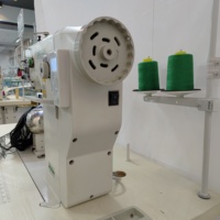 Machine à coudre industrielle à aiguille simple DS-5815J pour la fabrication de perruques en cheveux naturels avec coupe-fil automatique
