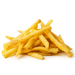 Frites croustillantes à la coupe ondulée, texture semi-molle, goût salé, origine végétale, snacks aux fruits et légumes, pour tous les âges - Product Image 1