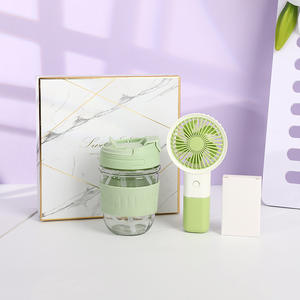 हैंडहेल्ड गिफ्ट ओपनिंग भाग्यशाली ड्रा व्यावहारिक स्मारक उपहार सनस्क्रीन कप प्रशंसक चार्जर उपहार बॉक्स सेट - Product Image 5