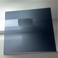 Feuille de polycarbonate diffuseur noir 0,5 mm, transmission 3 % pour fenêtres infrarouges