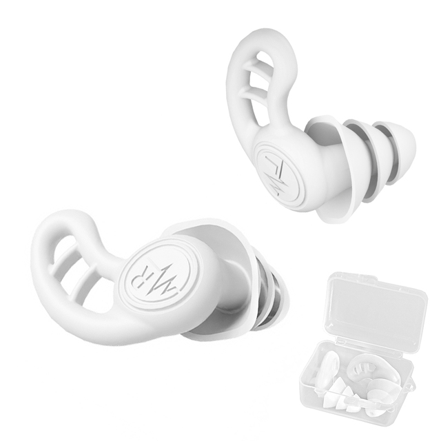 Silicone Ear Plugs High Fidelity Noise Cancelling for Flight Sleep Swimming Study Concerts