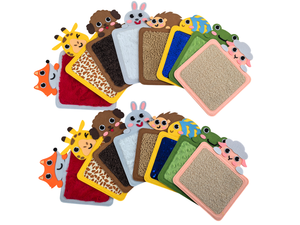 Tapis sensoriels texturés personnalisés pour enfants de 3 ans et plus, exploration tactile, jeu de toucher, tapis sensoriels en feutre, autisme - Product Image 4