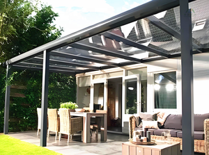 Taille personnalisable luxe aluminium rétractable électrique pliable pergola à toit en persiennes étanche extérieur Pergola pression nature - Product Image 5