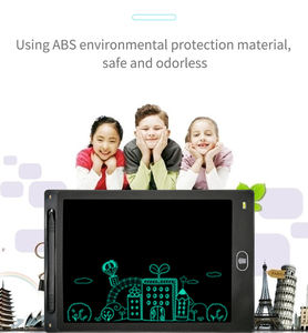 GY marka taşınabilir LCD 12 inç plastik özelleştirilebilir dijital grafik çizim tableti çocuklar için Doodle kurulu mükemmel noel hediyesi - Product Image 4