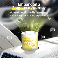 Désodorisant de voiture solide Carmate à évaporation naturelle, pour console centrale, flacon en plastique, élimination des odeurs, parfum longue durée