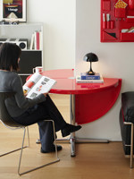 Table à manger pliante de style mid-century, bureau pliant multifonctionnel créatif, idéal pour les petits appartements et les gîtes