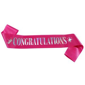 <span class=keywords><strong>สายสะพาย</strong></span>สำหรับเด็กผู้หญิงเด็กผู้ชายผ้าซาตินสีทอง<span class=keywords><strong>สายสะพาย</strong></span>หลังออกจากงานฉลองจบการศึกษาของขวัญงานปาร์ตี้อาบน้ำเด็ก - Product Image 5