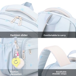 <span class=keywords><strong>Mochila</strong></span> Escolar y <span class=keywords><strong>de</strong></span> <span class=keywords><strong>Viaje</strong></span> Ligera <span class=keywords><strong>de</strong></span> Gran Capacidad con Cojín <span class=keywords><strong>de</strong></span> Aire Transpirable <span class=keywords><strong>de</strong></span> Poliéster <span class=keywords><strong>de</strong></span> Color Sólido para Estudiantes Universitarias - Product Image 4