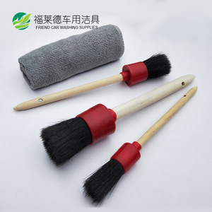 Multifunctional Crevice <b>Brush</b> Set With Boar Bristles 31x20x4Cm Car <b>Cleaning</b> Tools For Air Conditioning <b>Wheel</b> Rim Engine Vent - Product Image 3