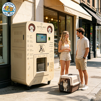 Station de lavage automatique pour animaux de compagnie, faible entretien, kiosque de bain pour chiens en libre-service pour immeubles et cliniques vétérinaires, OEM