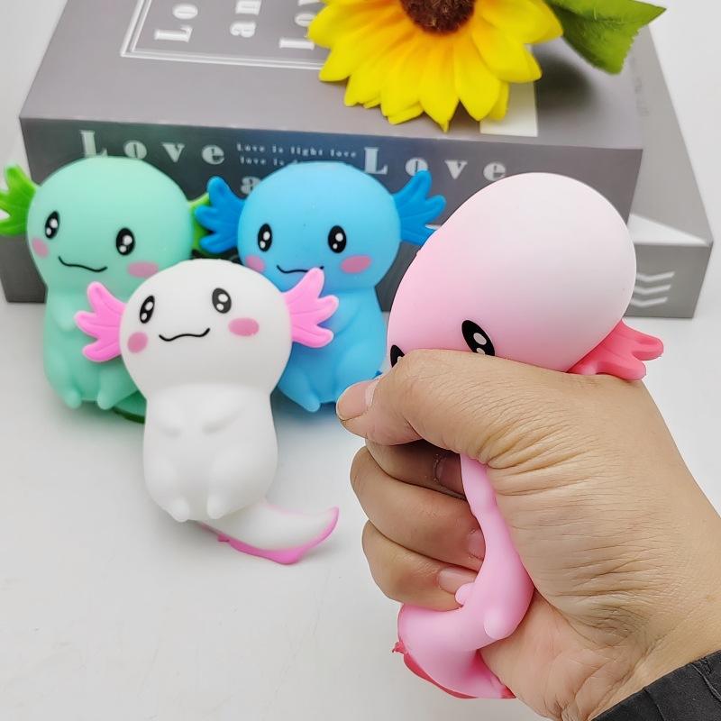 Squishy Toys Salamander Hot Sale Newt Silicone Puzzle Toy Sensory Squeeze Ball Stress Relief for Children Squishy Toys