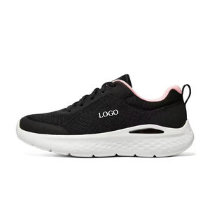 Chaussures <span class=keywords><strong>de</strong></span> sport pour femmes, nouvelle <span class=keywords><strong>tendance</strong></span>, respirantes, tige en maille Fly Knit, doublure en coton, lacets, fabrication personnalisée - Product Image 2