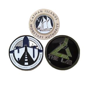 يانغل هدية الترويجية مخصصة ذهب وفضة مطلي لين قاسي مطلي بالمينا تحدي عملة تذكارية مع صندوق من الاكريليك المخملي - Product Image 1