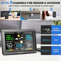 Station météo numérique de table pour la maison, baromètre hygromètre automatique sans fil, personnalisation OEM, instruments de mesure de la température