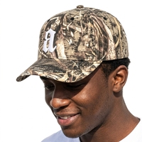 Gorra de Béisbol de Caza para Hombre, Estilo Camuflaje Forestal, 6 Paneles, Sin Estructura, de Algodón, con Logotipo Bordado en 3D Personalizado
