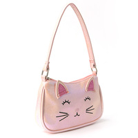Sac pour enfants design chat mignon mode vente en gros Mini sac à main en cuir PU sac à main pour filles sac à bandoulière dessin animé