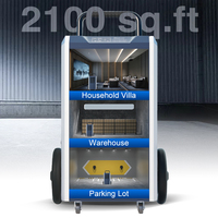 Déshumidificateur professionnel Deye Fournisseur DY-870T équipement de séchage d'air 70L Déshumidificateur industriel portable pour garage