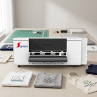 Machine DTF Sunika 12 pouces XP600, contrôle par application, 5 couleurs, haute précision, sans ordinateur, circulation d'encre blanche automatique