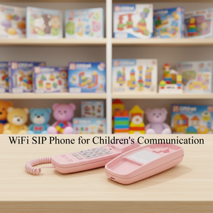 <span class=keywords><strong>Telefono</strong></span> IP WiFi SIP Professionale Personalizzato per Bambini KS20, Uso Domestico Familiare Senza Scheda SIM, Aggiornamento Remoto 802.11 Ax/ac/n/g/b VoIP - Product Image 2