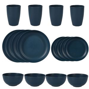 Juego de Platos de Cerámica Reactiva Creativa 2024, que Incluye Cuatro y 16 Piezas - Product Image 6